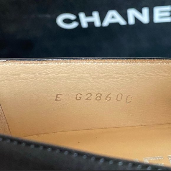 CHANEL Black Lambskin Quilted Leather Loafers 37.5 7 7.5 Shoes Box HOST PICK 💖5 - Picture 11 of 12